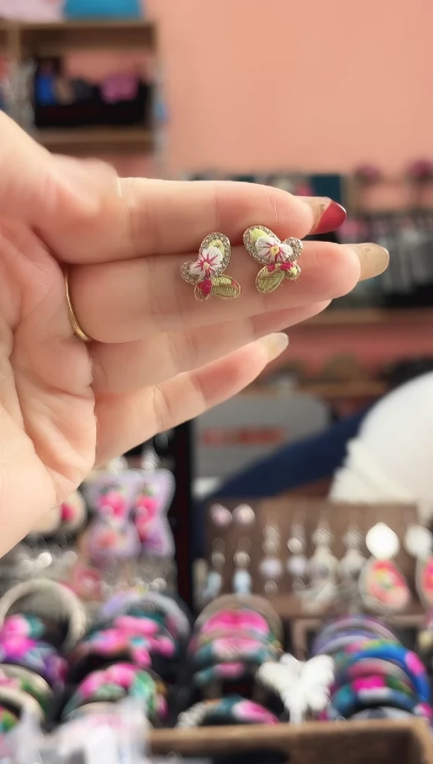 织绣艺枝独绣手工饰品117