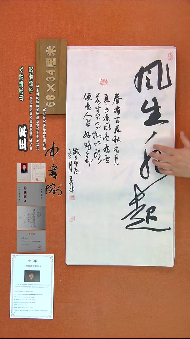 【闪购商品】书法621王军书法作品