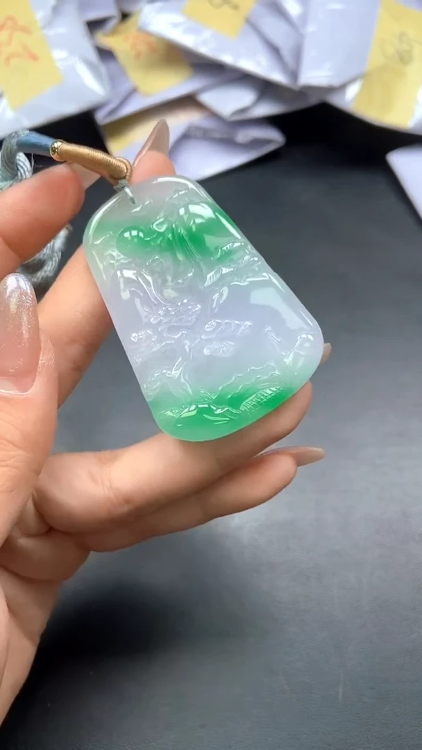 颈饰未镶嵌翡翠甄选精品（吊坠加扣头）多样性发一204