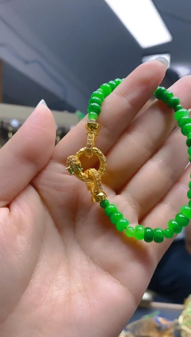 【闪购商品】翡翠耳饰合金0483翡翠手链