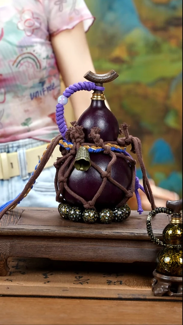 XD032网兜款酒葫芦不包手串及旋转底座-