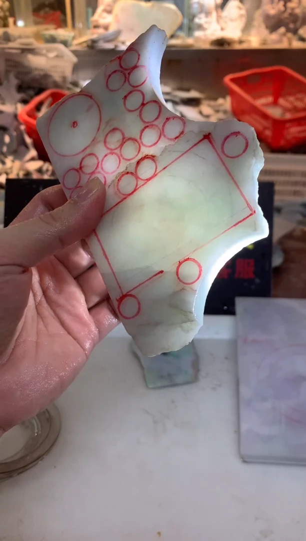 裸石翡翠0朗0翡翠珠宝502