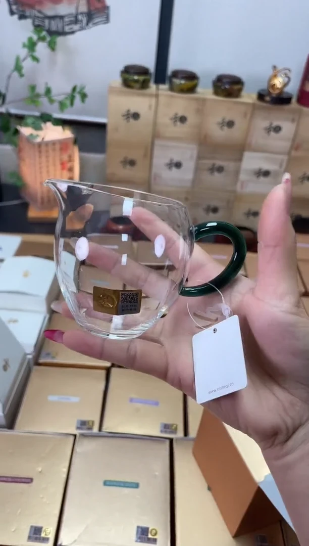 禾器/晶彩悠然茶海/墨绿