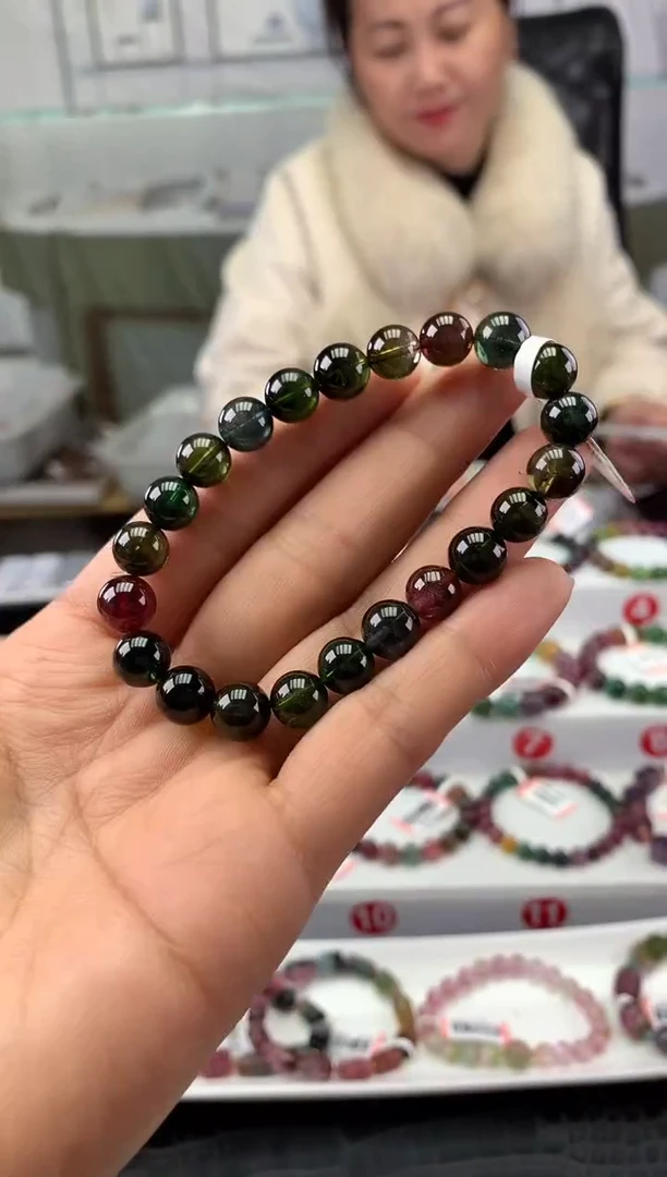 未镶嵌手串碧玺多样性发一条