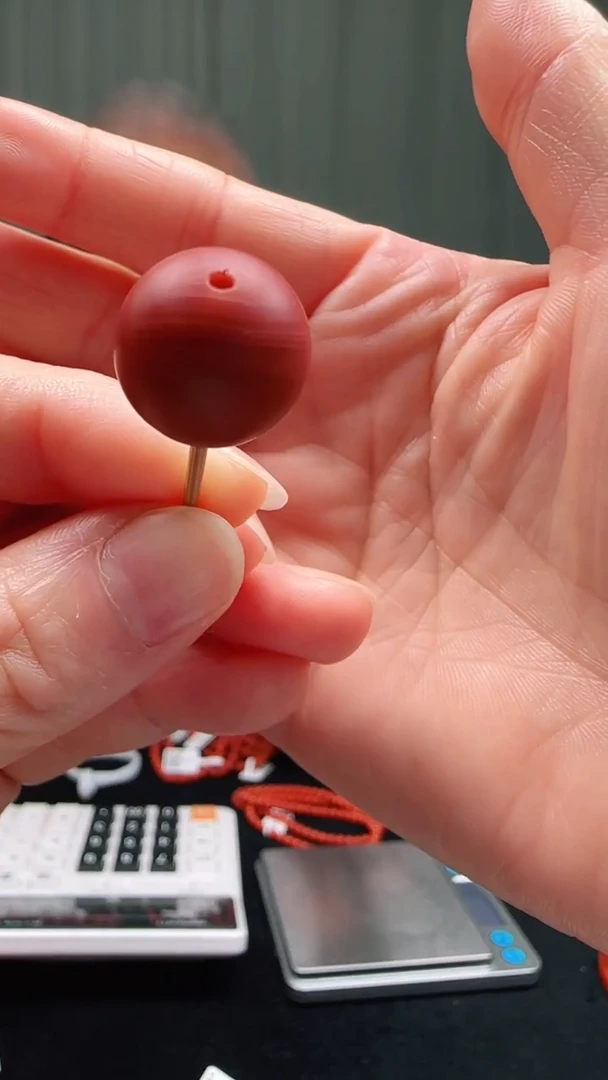未镶嵌多样性发一件南红玛瑙15mm 哑光单株