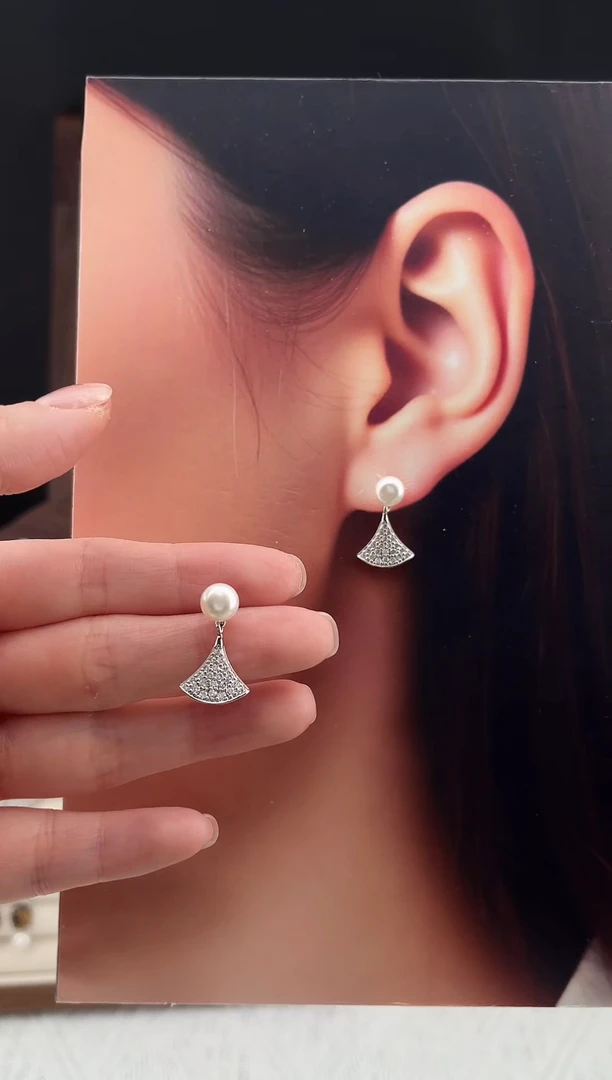 合金耳饰淡水珍珠20