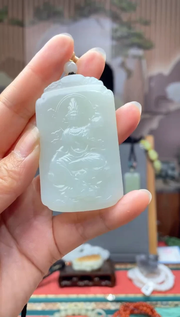 和田玉未镶嵌颈饰拍一发一