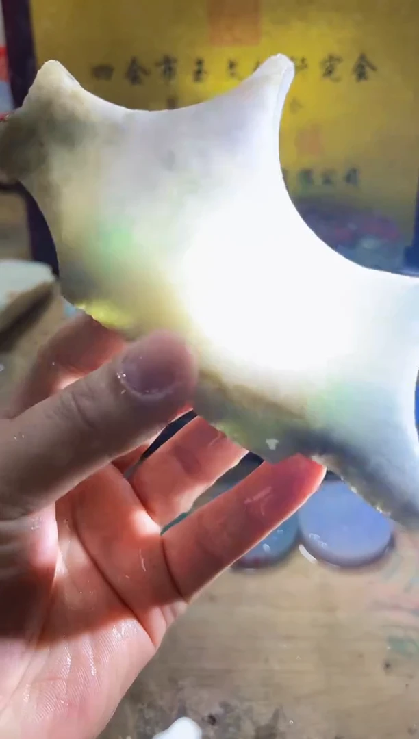 未镶嵌挂件翡翠A货常星7264