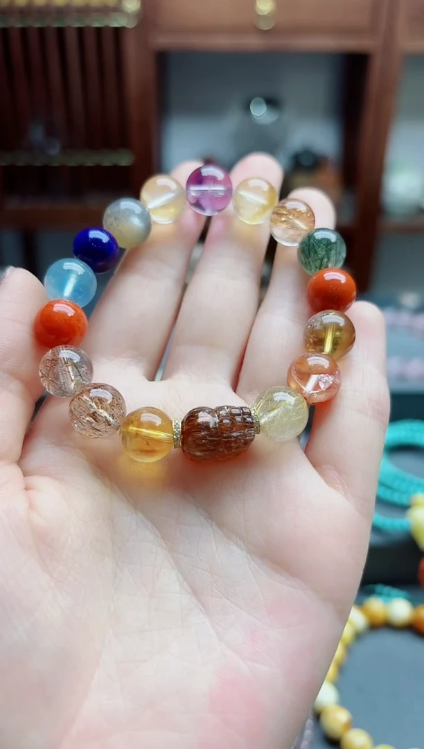 手串未镶嵌水晶水晶多宝手串TF