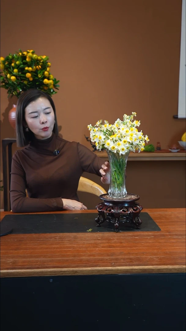 全部花朵水仙高盆盆景盆景