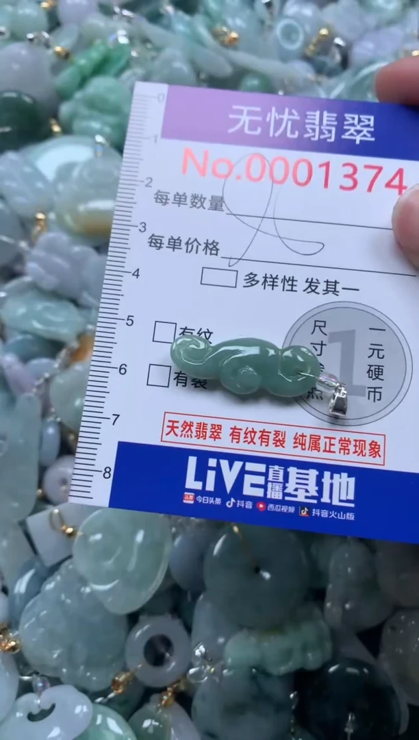 颈饰未镶嵌翡翠1374