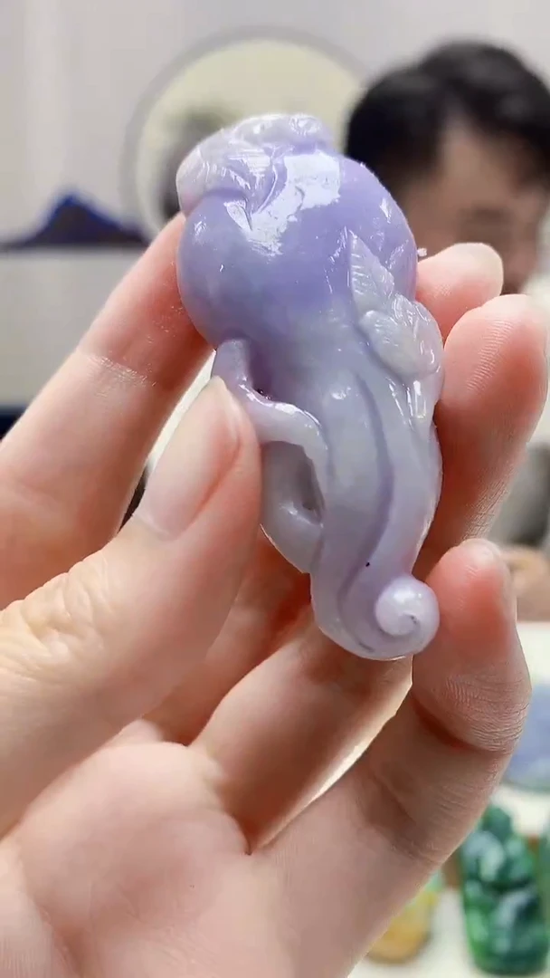 未镶嵌定制翡翠5060zm-毛货挂件25人参