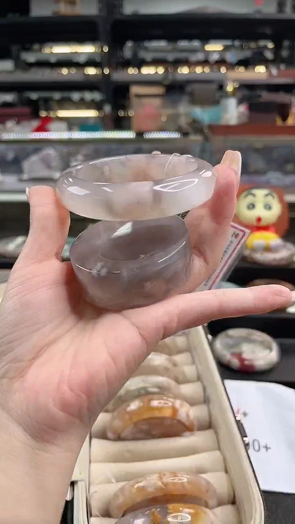 未镶嵌手镯石英质玉61圈口 （赠品镯心）3887267