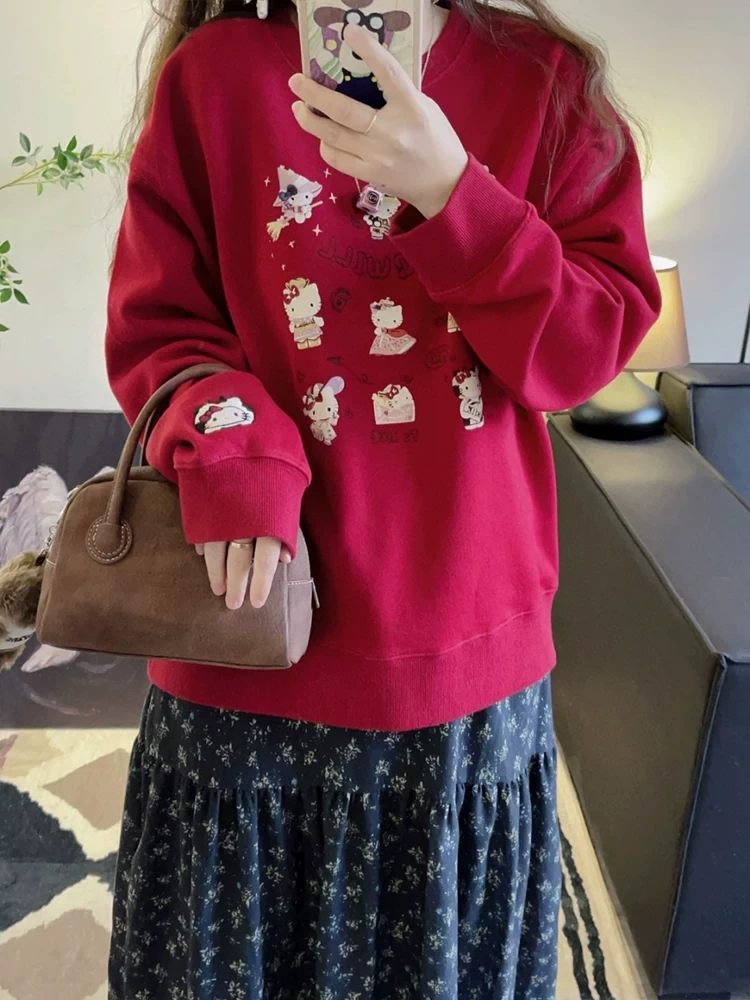 0309纸袋红色卫衣