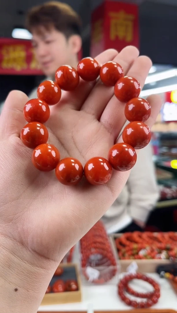 【闪购商品】南红玛瑙瓦西手串16+未镶嵌一个/条