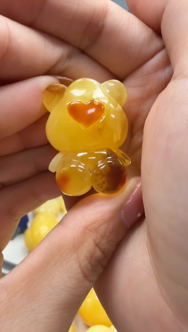 未镶嵌琥珀裸石左*右6合1链接