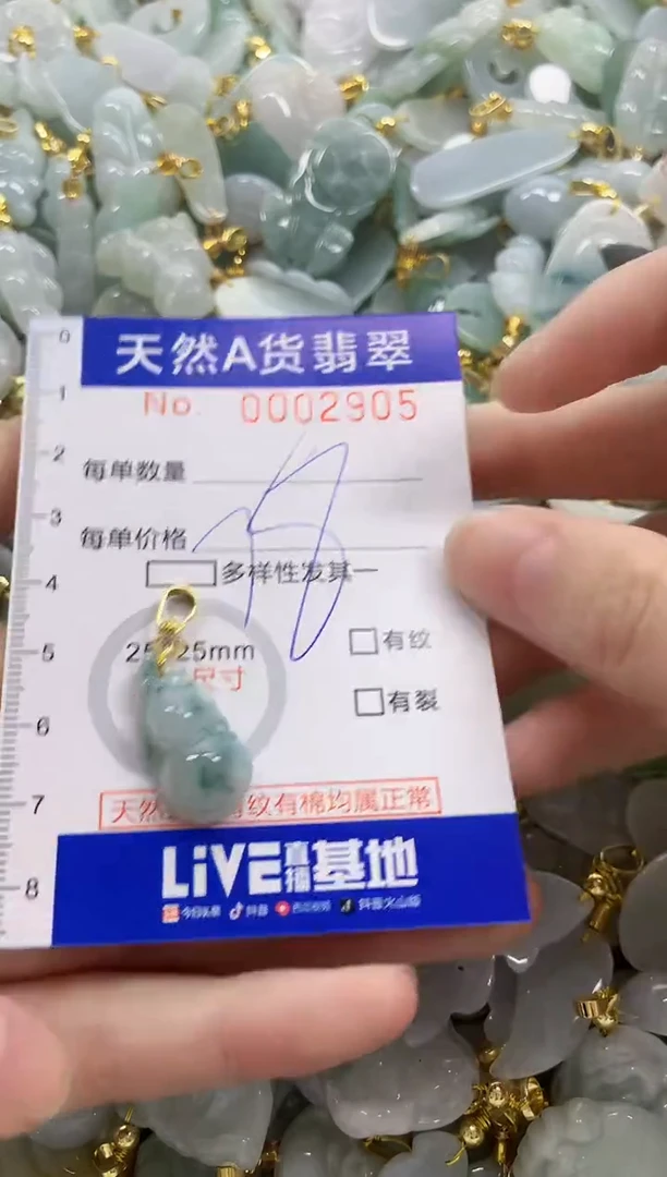 颈饰未镶嵌翡翠天然A货翡翠