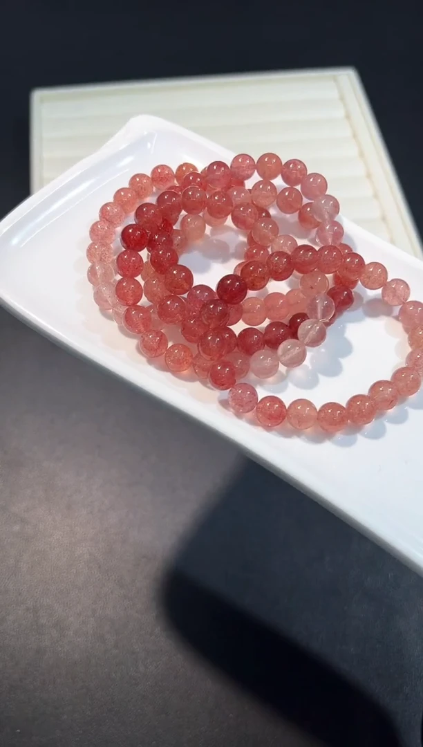 【闪购商品】石英质玉手串未镶嵌61B多样性发其一/1条9mm默认微瑕