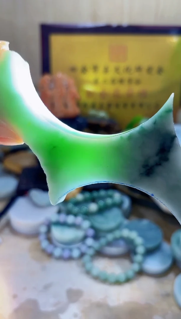 翡翠挂件未镶嵌 A货璀丫丫2766