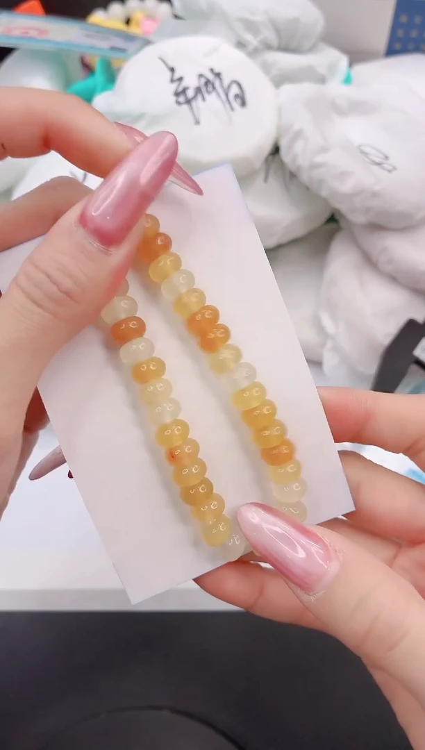 未镶嵌手镯石英质玉黄龙手串多样性发货