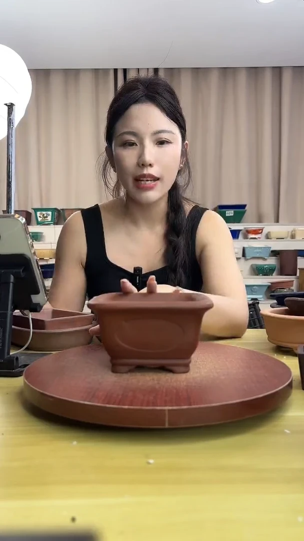紫砂花盆紫砂花盆紫砂花盆微瑕