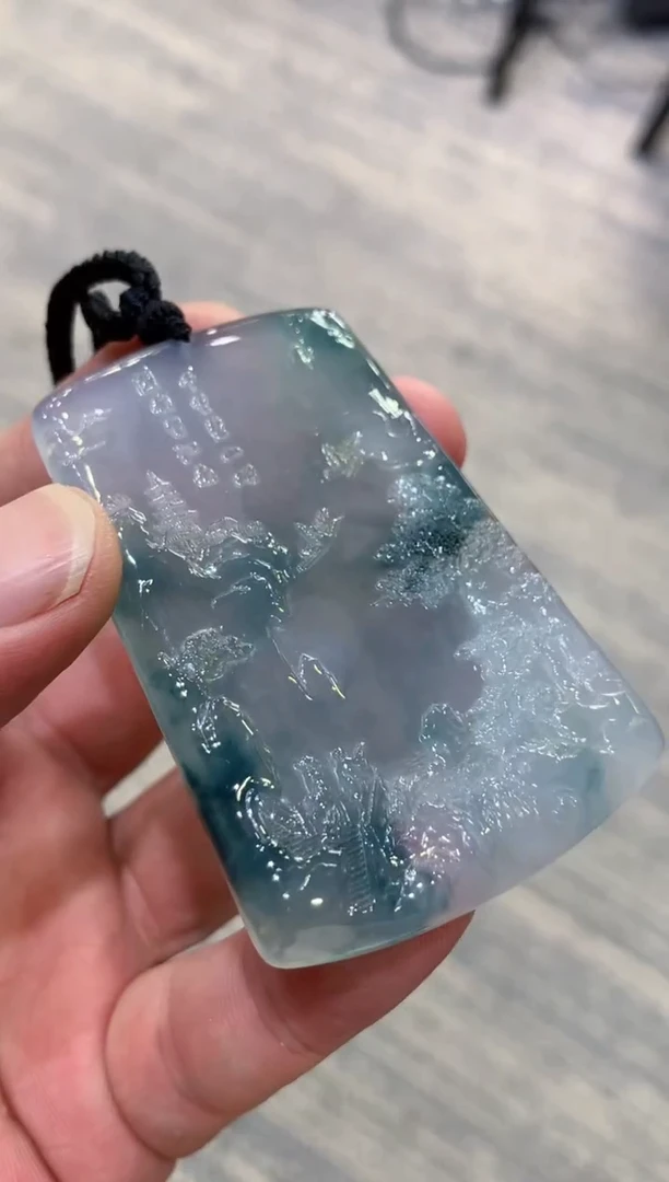 颈饰未镶嵌翡翠天然A货翡翠