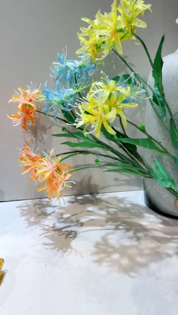 【闪购商品】琉璃手工艺品 春兰花 三枝花