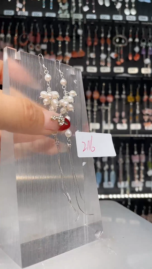 【闪购商品】紫晶耳饰银S925镶嵌喜欢拍