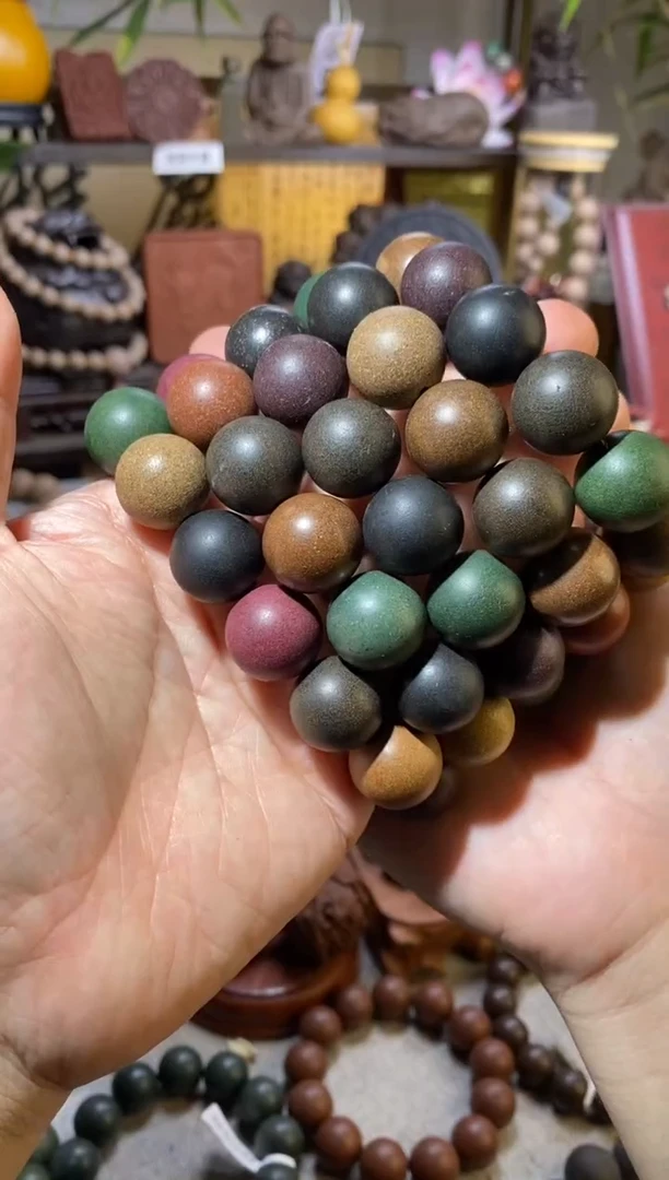 【闪购商品】泥塑瑕疵多宝珠手串1.8*13无备珠