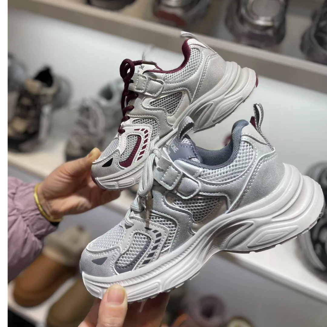 春季新款 2506儿童32-37码休闲运动老爹鞋