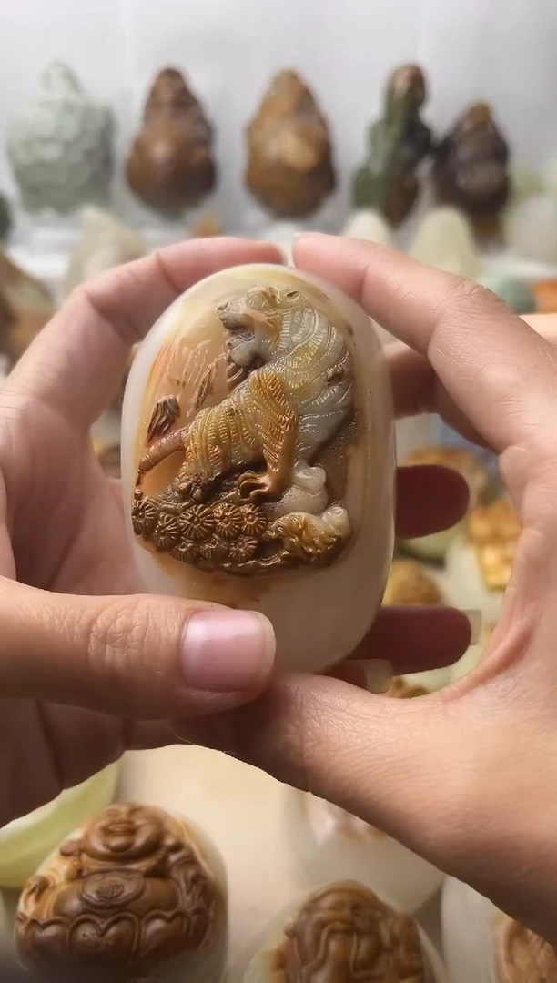 石材古青石棉纹正常不退换上山虎