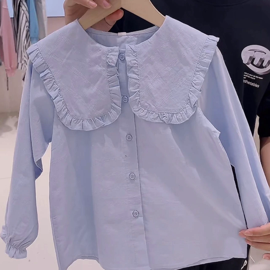 88018高端专享春款休闲衬衫蓝色