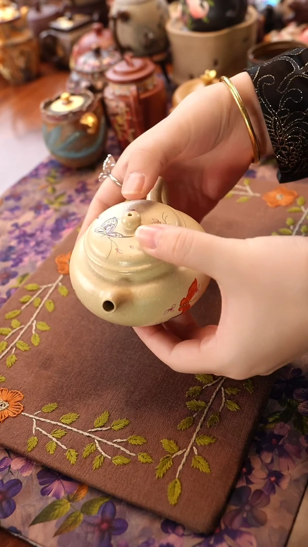 茶壶紫砂本绿仿古