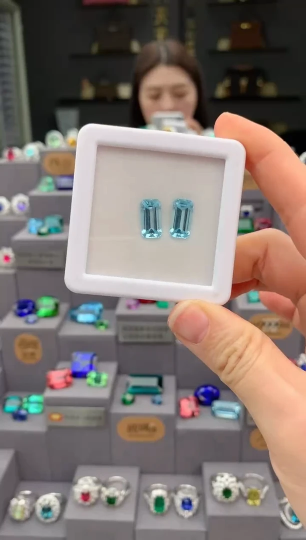 【闪购商品】海蓝宝石裸石未镶嵌7.4ct海蓝宝