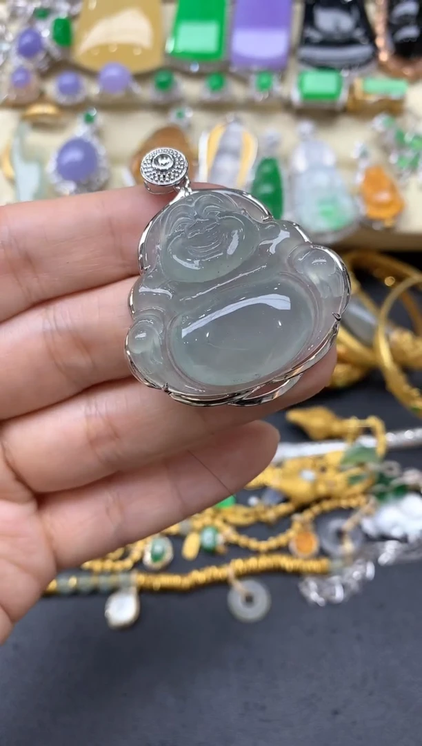 【闪购商品】翡翠颈饰18K金镶嵌472-中国好珍宝