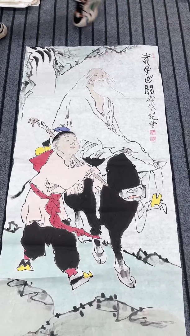 精品国画人物作品