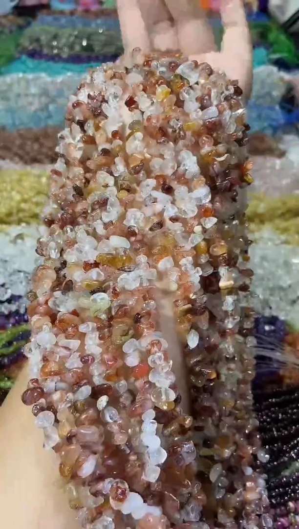 水晶珠宝半成品未镶嵌红胶花
