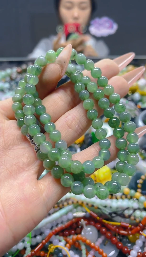 颈饰未镶嵌翡翠5MM