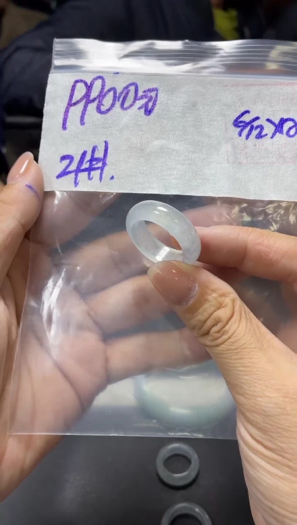 未镶嵌定制翡翠全42戒圈21#9900元 毛货需抛光