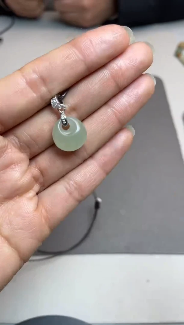 【闪购商品】和田玉颈饰银S925镶嵌1