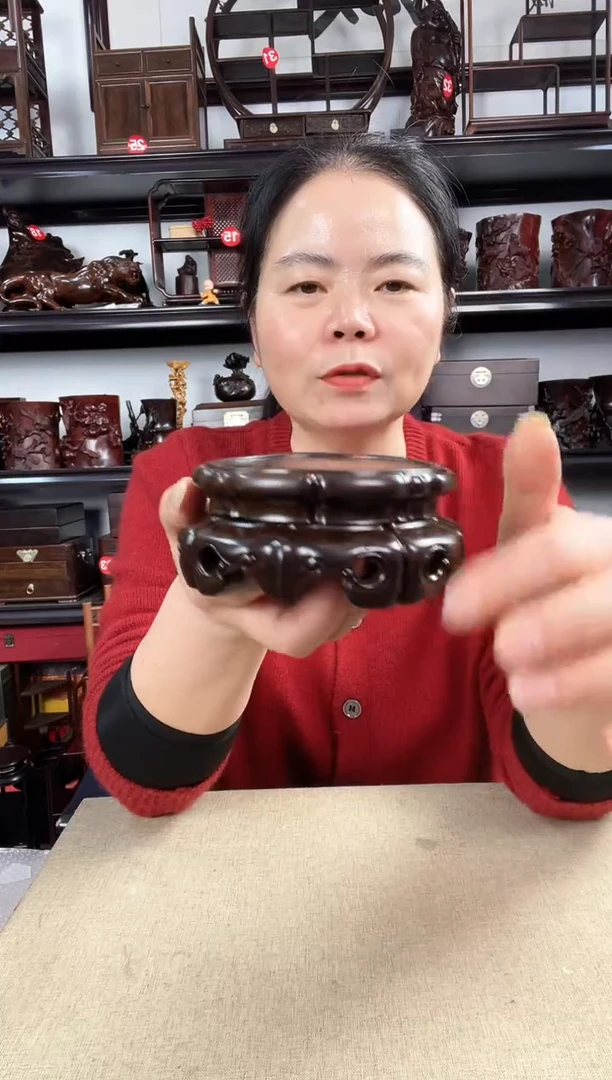 木旋转如意老李红木工艺品