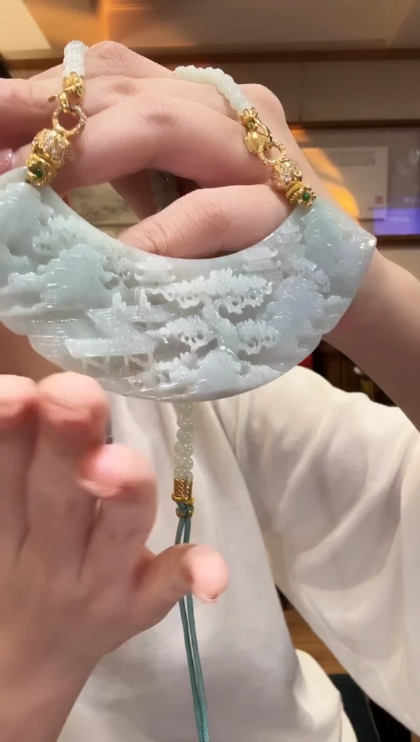 颈饰未镶嵌翡翠国风