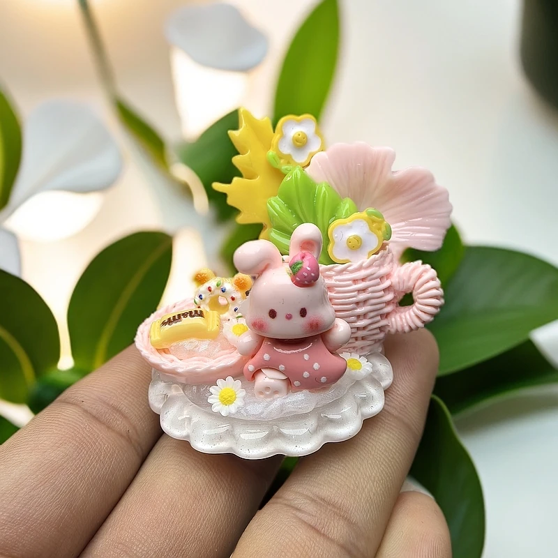 DLM定制编制盘子杯子diy手工制作发夹手机壳饰品配饰件树脂配件