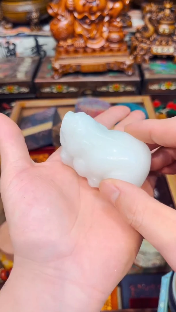 和田玉未镶嵌挂件Q瑞哥专属高端精品61