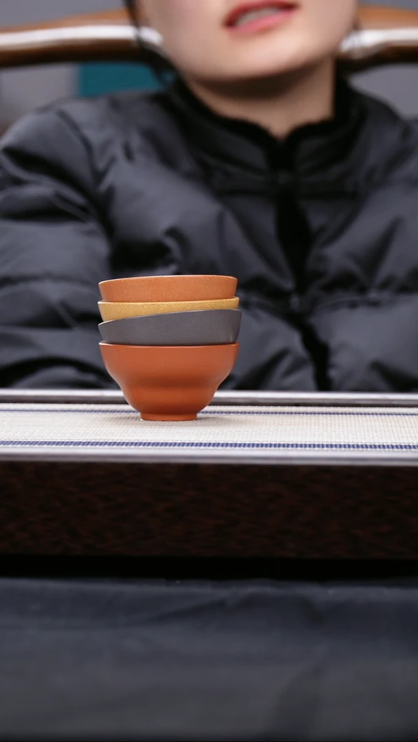 【闪购商品】紫砂茶壶 4个 福禄杯 套组