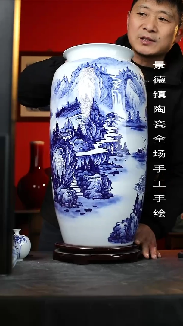 【闪购商品】摆件景德镇陶瓷手工手绘34