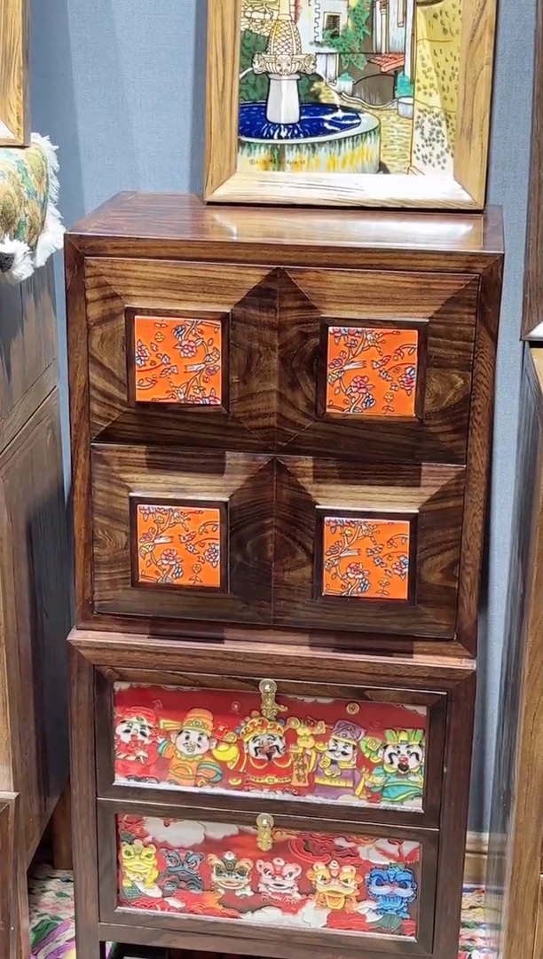 【闪购商品】瓷片50×50cm两抽柜微瑕福利