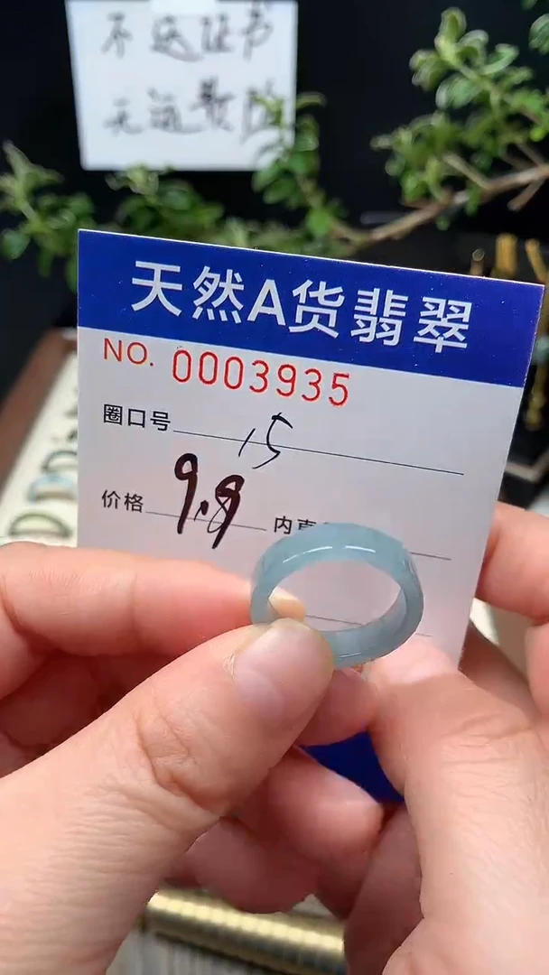 未镶嵌戒指翡翠15#