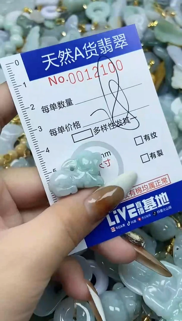 【闪购商品】翡翠颈饰未镶嵌天然A货翡翠