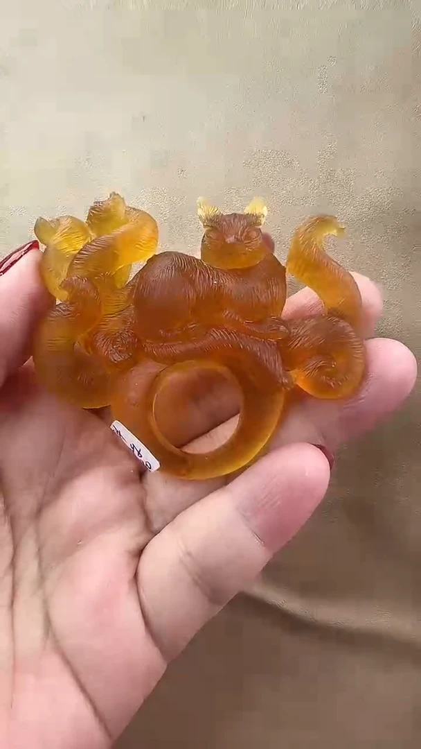 【闪购商品】琥珀戒指未镶嵌戒指